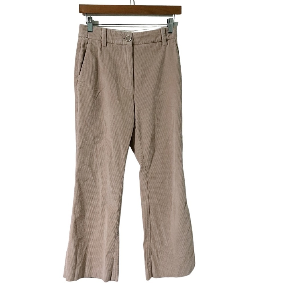 Erika Cavallini Pink Corduroy Bootcut Pants